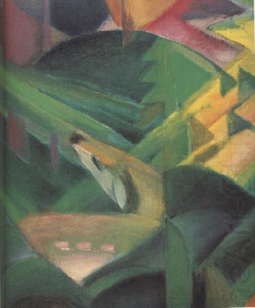 Details of The Monkey (mk34), Franz Marc